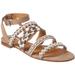 Rebecca Minkoff Shoes | Nwot Rebecca Minkoff Leila Leather Beaded Sandals | Color: Brown/Tan | Size: 7.5