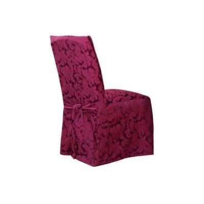 Sure Fit Scroll Dining Room Chair Slipcover Burgundy