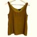 J. Crew Tops | J. Crew Velvet Crush Gold Luxe Tank Top Size 0 | Color: Gold/Yellow | Size: 0