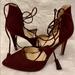 Jessica Simpson Shoes | Burgandy Lace-Up Stilettos - Women’s 7.5 | Color: Purple | Size: 7.5