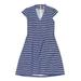 Lilly Pulitzer Dresses | Lilly Pulitzer Blue White Striped Cap Sleeve Mini A Line Dress | Color: Blue/White | Size: Xl