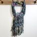 Free People Accessories | Free People Chunky Knit Scarf | Color: Blue/Purple | Size: Os