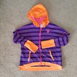 Nike Shirts & Tops | *B2g1* Nike Lightweight Waffle Knit Sweatshirt | Color: Orange/Purple | Size: 12g
