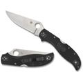 Spyderco Strech 2 XL Folding Knives 3.92in VG-10 Steel CombinationEdge FRN Handle C258PSBK