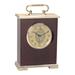Gold Tulane Green Wave Carriage Clock