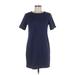 Old Navy Casual Dress - Shift: Blue Polka Dots Dresses - Women's Size X-Small