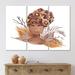 East Urban Home African American Woman, Dried Flowers, Leaves IV - Glam Canvas Wall Art Print Canvas in White | 28 H x 36 W x 1 D in | Wayfair