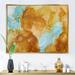East Urban Home Brown Luxury Abstract Fluid IX - Painting on Canvas in Blue/Brown | 12 H x 20 W x 1 D in | Wayfair 30045AD5E31D4A6EA8BFCE6FF8BC63D4