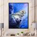 East Urban Home Night Scene w/ a Spotted Owl - Print on Canvas Plastic in Green | 44 H x 34 W x 1.5 D in | Wayfair A027AEF3468D4496938C1395F4AA9FC1