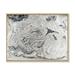 East Urban Home Marble Liquid Art in Shades of Gray I - Painting on Canvas Canvas, Cotton in Black/Gray/White | 13 H x 21 W x 1 D in | Wayfair