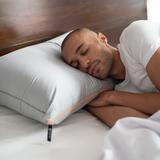 Keeco Comfort Zip Down Alternative Bed Pillow w/ Allergen Barrier Down Alternative/Cotton Blend in White | 20 H x 36 W x 4 D in | Wayfair 1641910