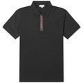 Taped Logo Polo Shirt - Black - Alexander McQueen T-Shirts