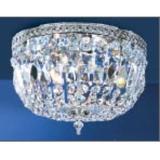 Classic Lighting Crystal Baskets Light Semi-Flush Mount Crystal in Gray | 8 H x 12 W x 12 D in | Wayfair 52312 CH CP