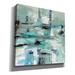 Orren Ellis 'Sage Sea Foam' By Silvia Vassileva, Canvas Wall Art, 18"X18" Canvas in Blue | 18 H x 18 W x 0.5 D in | Wayfair