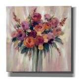 Red Barrel Studio® 'Autumn Bouquet' By Silvia Vassileva, Canvas Wall Art, 37"X37" Canvas, Wood in Pink | 37 H x 37 W x 1.5 D in | Wayfair
