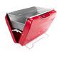 Mox Koffergrill Barbecue au charbon de bois bbq Barbecue de camping valise rouge Griller compact