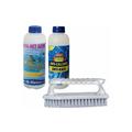 Mareva - Pack nettoyage pour parois de piscine - Brosse multi-usages - Nettoyant ligne d'eau