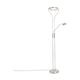 Qazqa - divo - led Dimmable Lampadaire variateur inclus - 1 lumière - h 1950 mm - Acier - Moderne