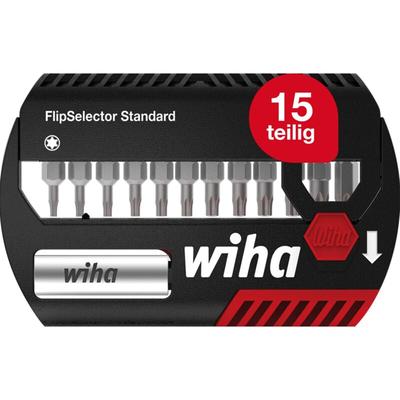 Wiha - Bit Set FlipSelector Standard 25 mm torx® 13-tlg. 1/4', Bitsatz mit magnetischem