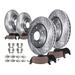 2011-2013 Dodge Durango Rear Brake Pad and Rotor Kit - Detroit Axle