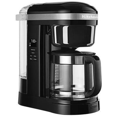 KitchenAid KCM1208OB Black 12-Cup Drip Coffee Maker with Spiral Showerhead
