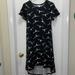 Lularoe Dresses | Lularoe Carly Size Xs Nwt | Color: Black/Cream | Size: Xs