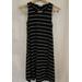 Madewell Dresses | Madewell Womens Small Sleeveless Black & White Striped Knit Summer Dress Coverup | Color: Black/White | Size: S