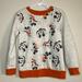 Disney Shirts & Tops | 5t Disney Mickey Mouse Grey Orange Crew Neck Sweater With Mickey Mouse Print | Color: Gray/Orange | Size: 5b