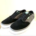 Vans Shoes | Like New! Vans Skate Chukka Low Black Suede Skate Sk8 Shoes Sneakers W Green Tag | Color: Black/Gray | Size: 10