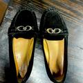 Coach Shoes | Coach Finn Suede Driving Loafers Black Size 7.5 | Color: Black | Size: 7.5