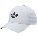 Men's adidas Originals Gray Beacon Trefoil III Snapback Hat