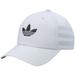 Men's adidas Originals Gray Beacon Trefoil III Snapback Hat