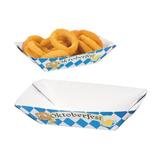 Oriental Trading Company Oktoberfest Paper Serving Trays, 12 Pieces in Blue/White | Wayfair 70/8199