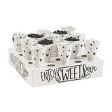 Oriental Trading Company Black & White Treat Tray w/ Cones, Party Supplies, 52 Pieces in Black/White | Wayfair 13829365