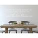 Story Of Home Decals Bless the Food Before Us the Family Beside Us & the Love Between Us Wall Decal Vinyl in White | 8 H x 29 W in | Wayfair