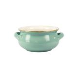VIETRI Italian Bakers Small Handled Round Baker Stoneware in Blue/Yellow | 3 H in | Wayfair ITB-AQ2955N