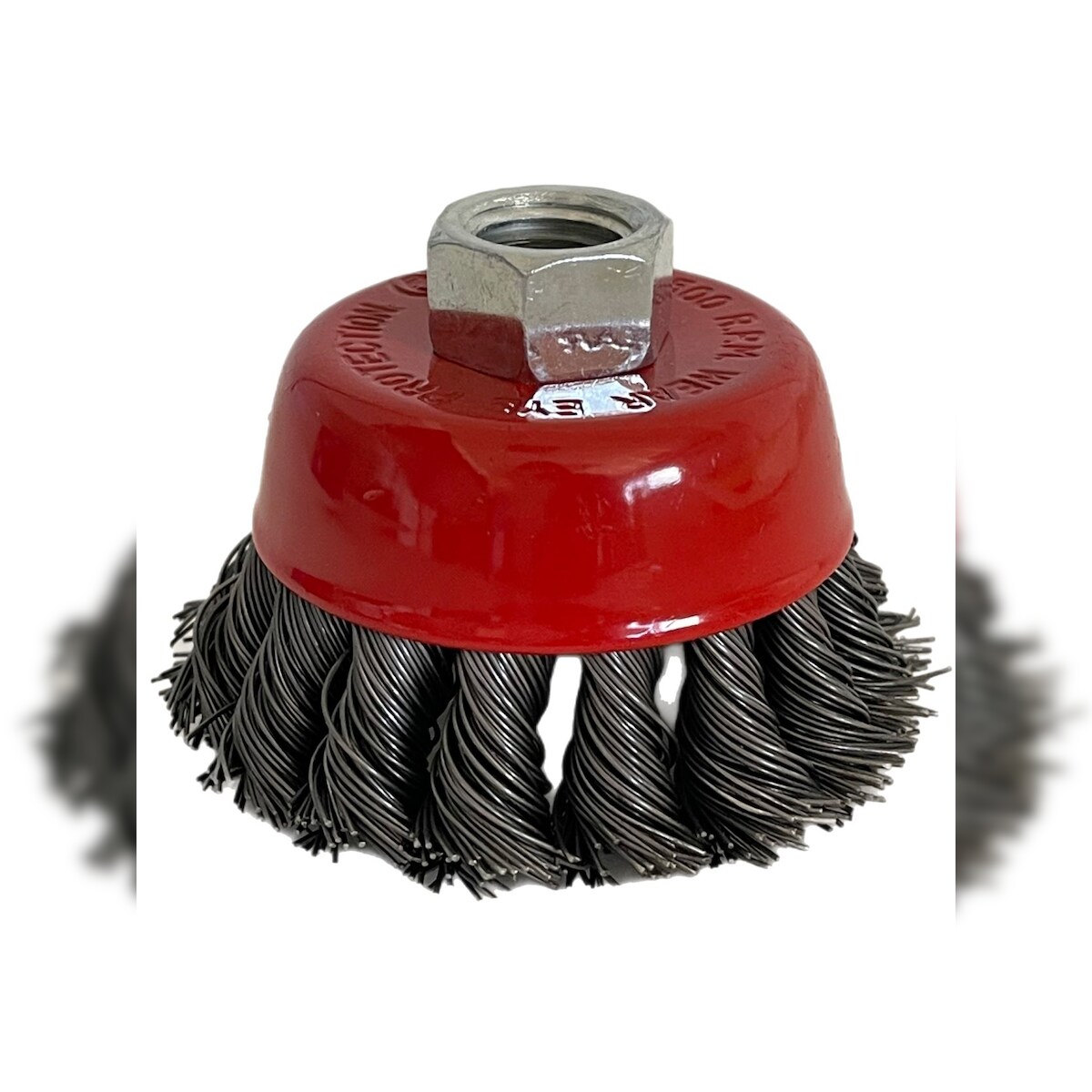 Vago-Tools Kegekbürsten 100mm gezopft Winkelschleifer 12x Image