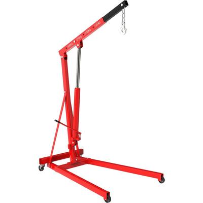 Werkstattkran für Lasten bis 500 kg, Motorheber mit 830-1280 mm Hubarm, Lastkran Motorheber