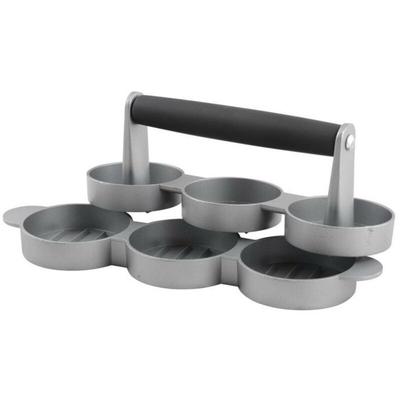Pressa Tripla per Hamburger Fai da Te per bbq Dangrill 86696