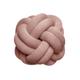 Coussin Knot Tissus rose 30x15x30 cm