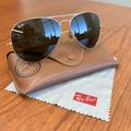 Ray-Ban Accessories | Custom Ray-Ban Large Metal Aviators | Color: Gold/Green | Size: Os