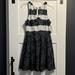 Jessica Simpson Dresses | Jessica Simpson Ambur Floral Jacquard Tie Dye Dress | Color: Black/White | Size: M