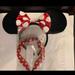 Disney Accessories | 2 Headbands. One Minnie Mouse And Polka Dots Headbands. Costumes, Disneyland | Color: Black/Red | Size: Os