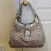 Coach Bags | Coach Soho Signature Metallic Silver Gray Sateen Buckle Hobo Shoulder Bag F18909 | Color: Gray/Silver | Size: Os