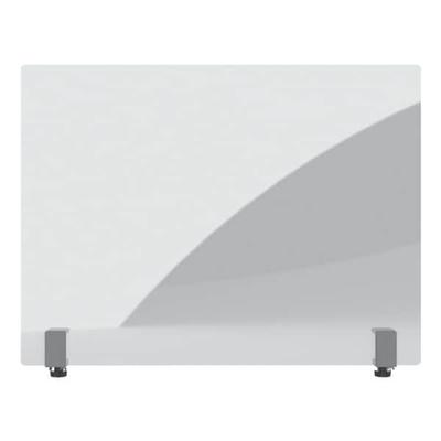 Magnetoplan Nies- und Spuckschutz rahmenlose Hygienewand Acrylglas mit Klemmhaltern 102 x 7 transparent, 102x62x7 cm Image