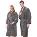 American Soft Linen Mens and Womens Robe Warm Fleece Unisex Bathrobe