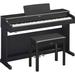 Yamaha ARIUS YDP-165 88-Key Console Digital Piano with Bench (Black Walnut) YDP165B