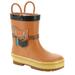 Western Chief Happy Helper Rain Boots - Boys 4 Youth Tan Boot Medium