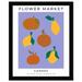 Modern Apples & Lemons by Joss & Main - Picture Frame Print Paper in Brown/Green/Indigo | 26 H x 22 W x 0.5 D in | Wayfair