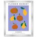 Modern Apples & Lemons by Joss & Main - Picture Frame Print Paper in Brown/Green/Indigo | 22 H x 18 W x 0.5 D in | Wayfair